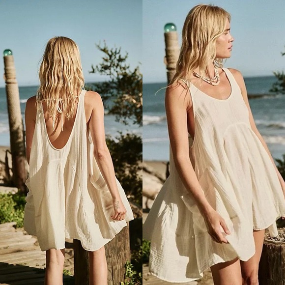 Free People Pina Colada Tunic Dress - Picture 1 of 4